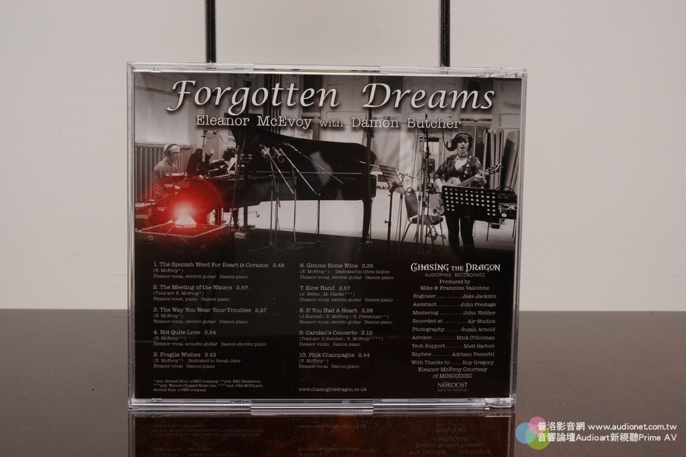 Forgotten Dream 追龍唱片現場直刻黑膠唱片與CD