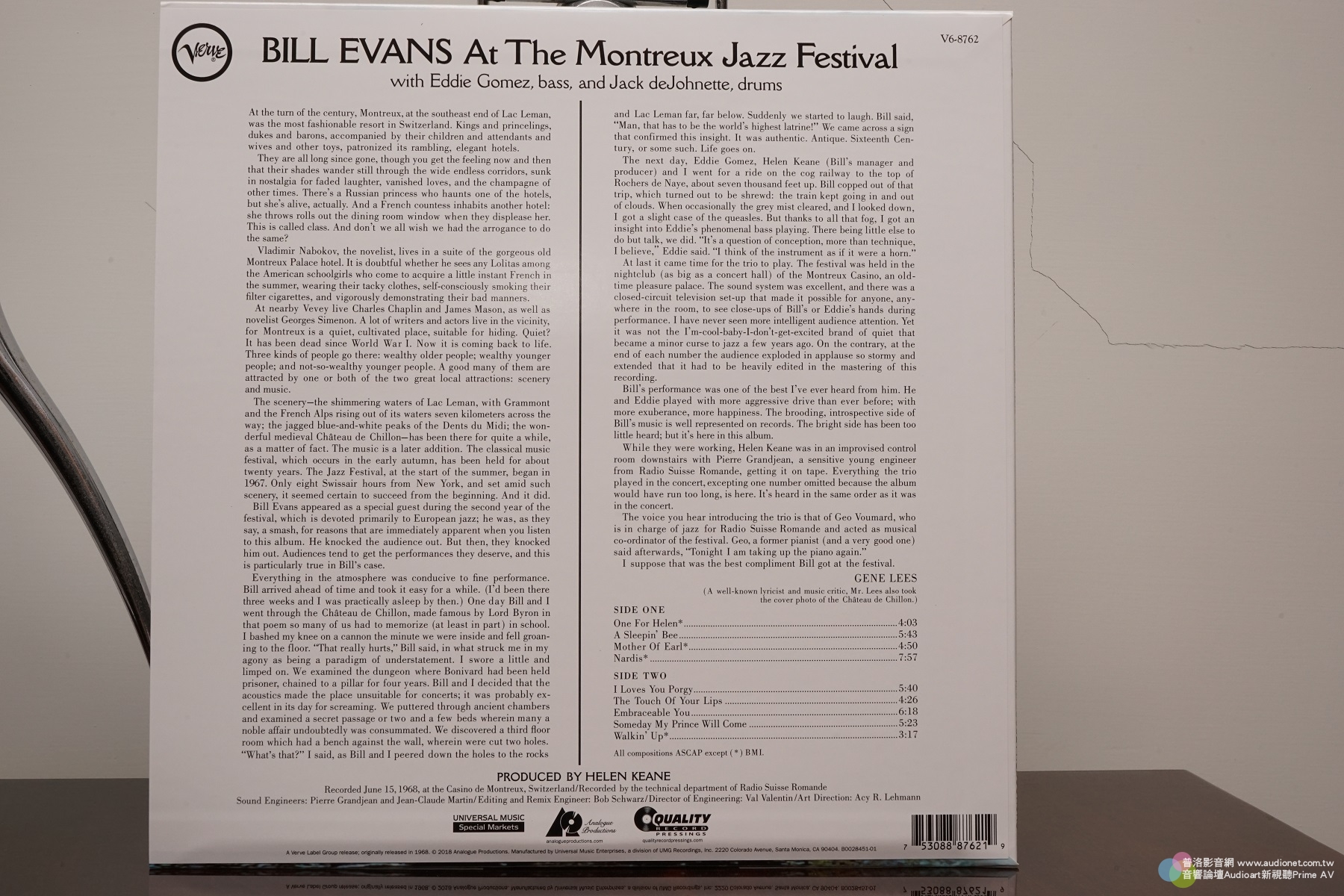 Bill Evans At The Montreux Jazz Festival-普洛影音網