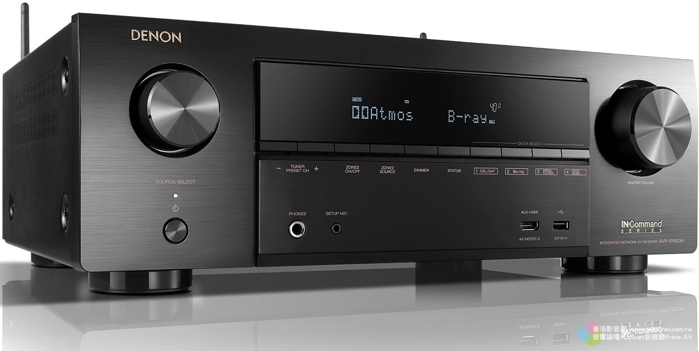 Denon AVR-X1600H環繞擴大機：十項全能，專為入門者而生-普洛影音網