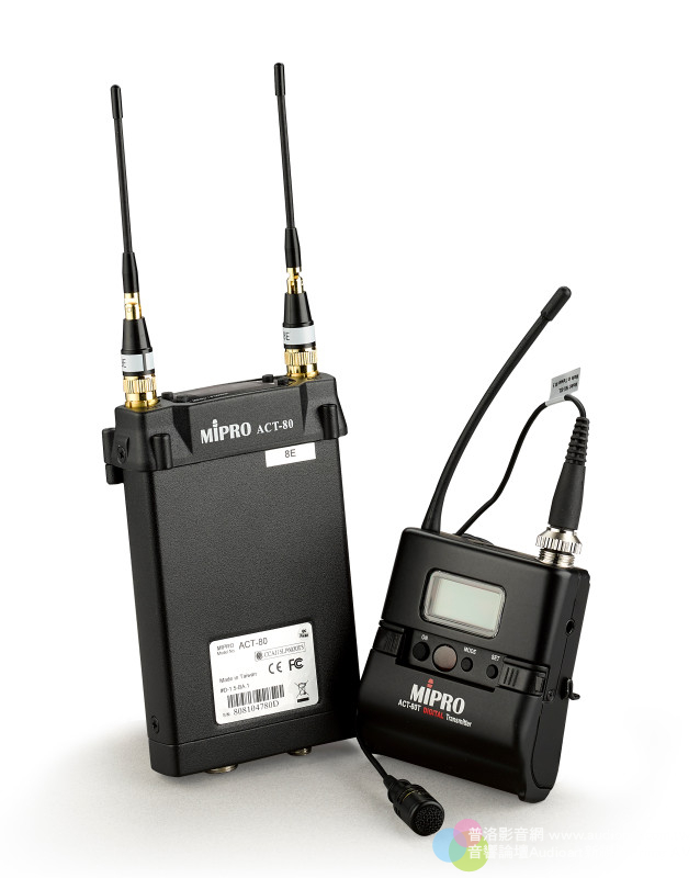 Mipro ACT-80/ACT-80T/MU-53L：以專業無線麥克風創造最佳的影片收音品質