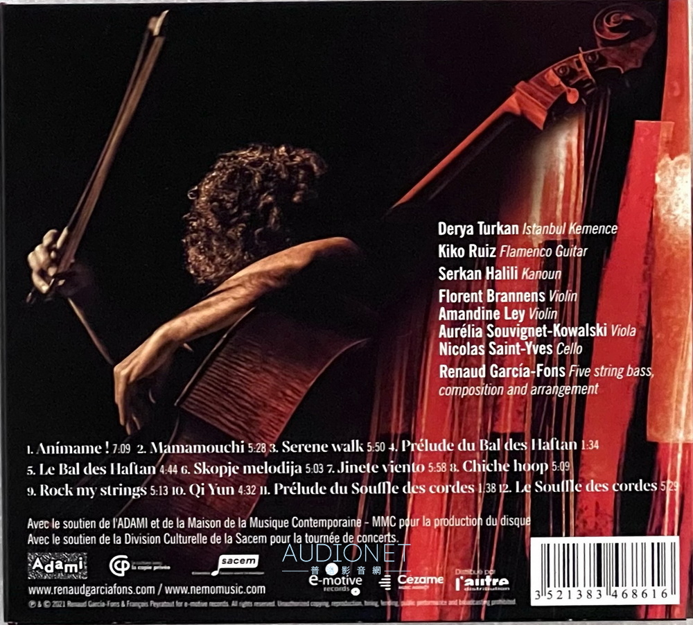 Reaud Garcia-Fons Le Souffle des Cordes(The Breath of Strings)，聽了驚心動魄的音樂
