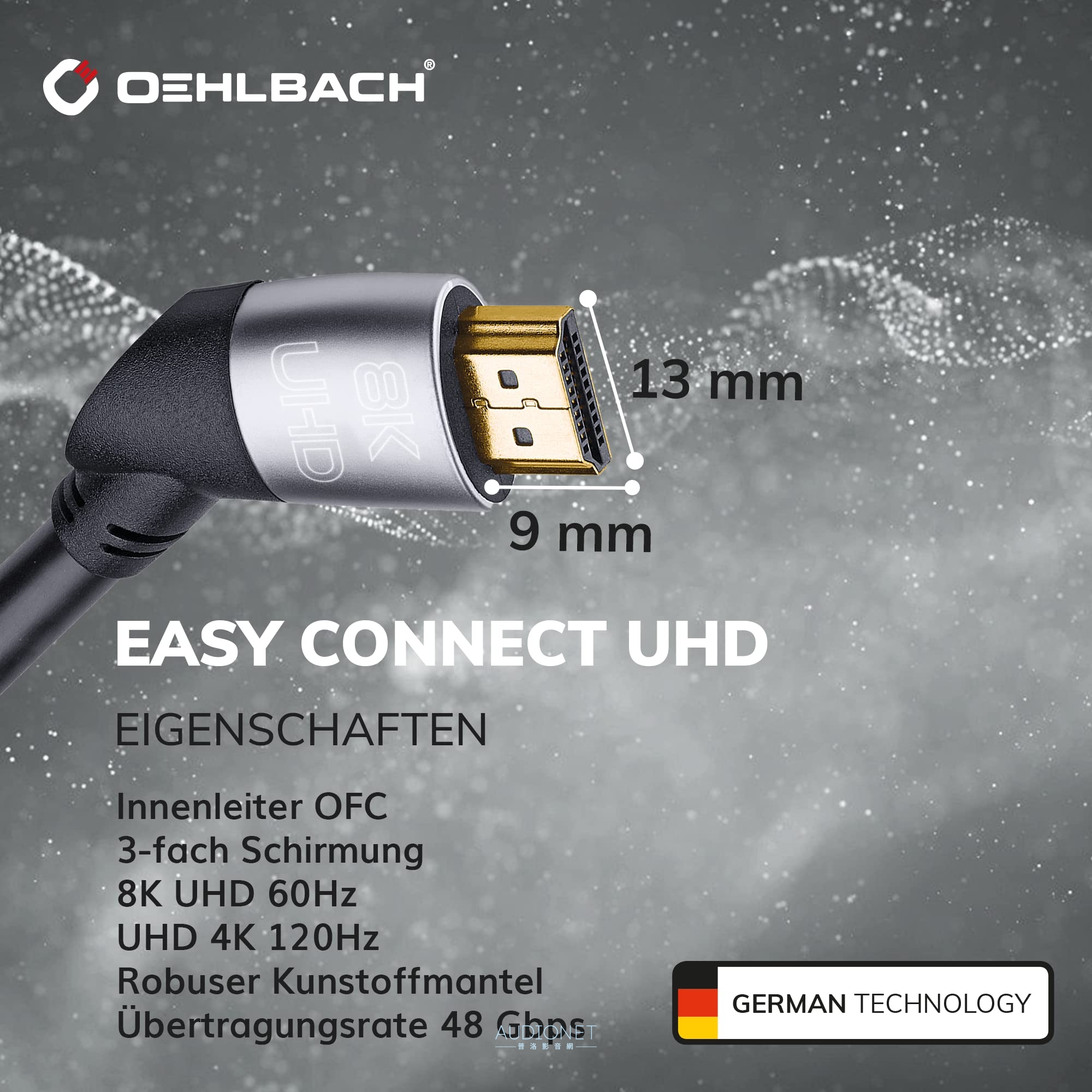 Oehlbach Easy Connect UHD HDMI線評測：千元級最強HDMI線，直接升級沒有懸念！