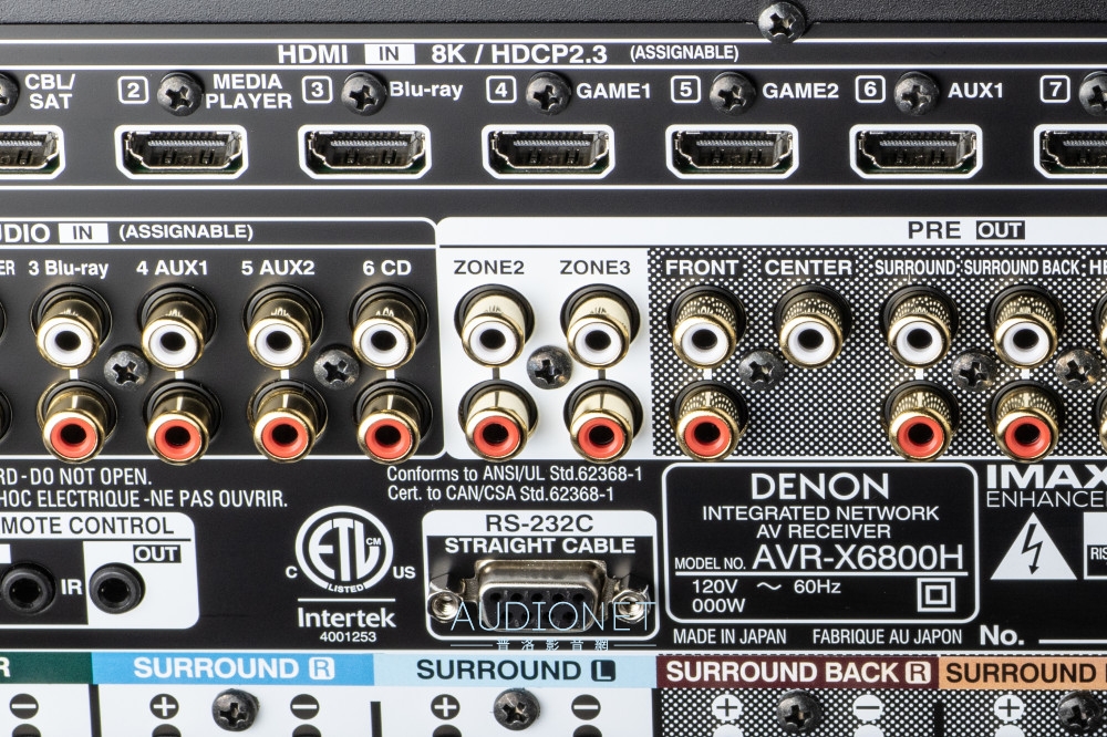 Denon AVR-X6800H環繞擴大機評測：聲音渾厚、音場開闊、定位細膩，單機就能給人像進電影院的感覺 ... ... . ...