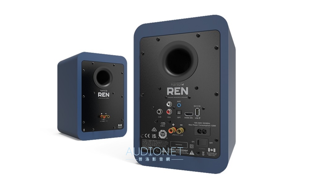 Kanto REN：有HDMI ARC的主動式喇叭